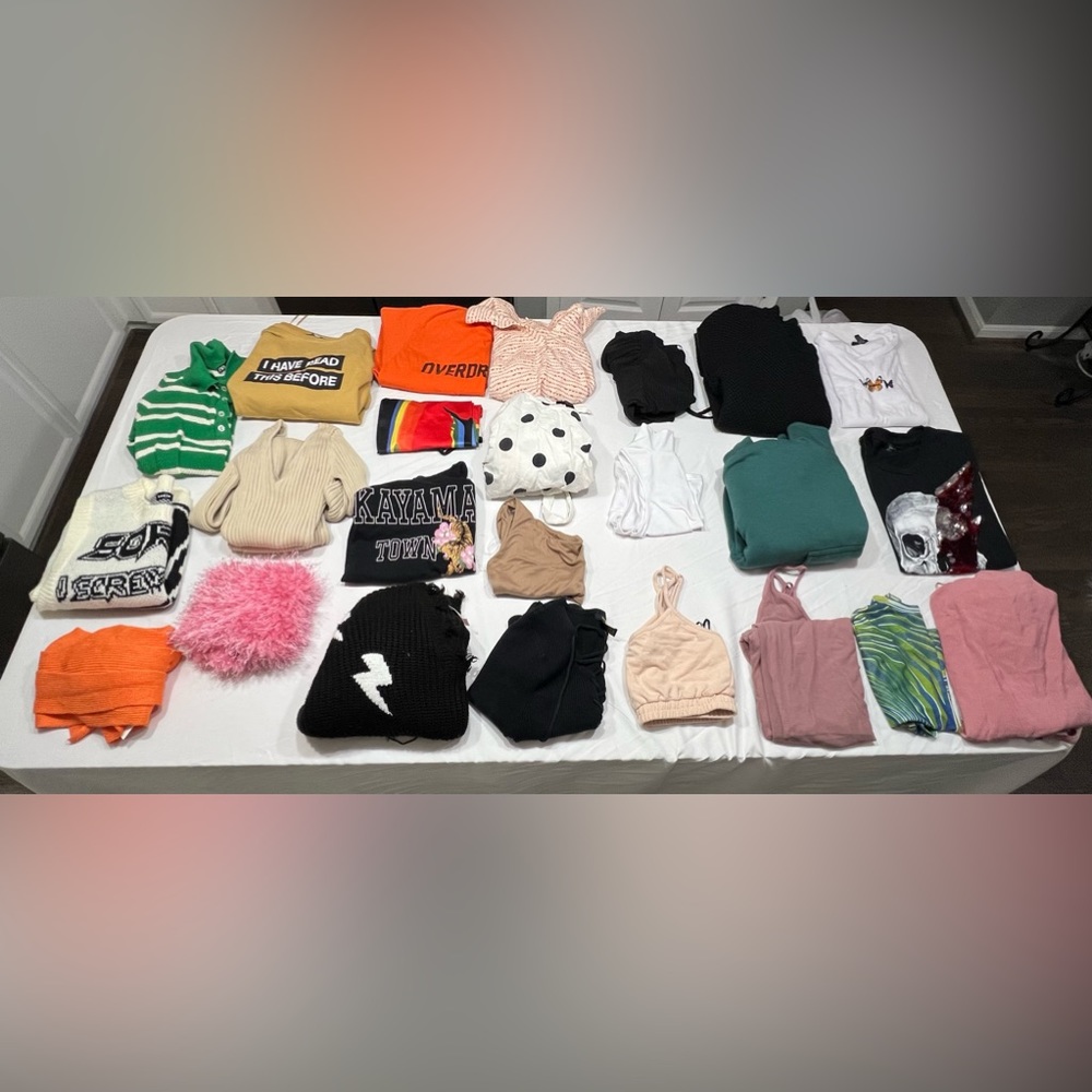Women’s Size Small Lot/Bundle Of 24 Tops